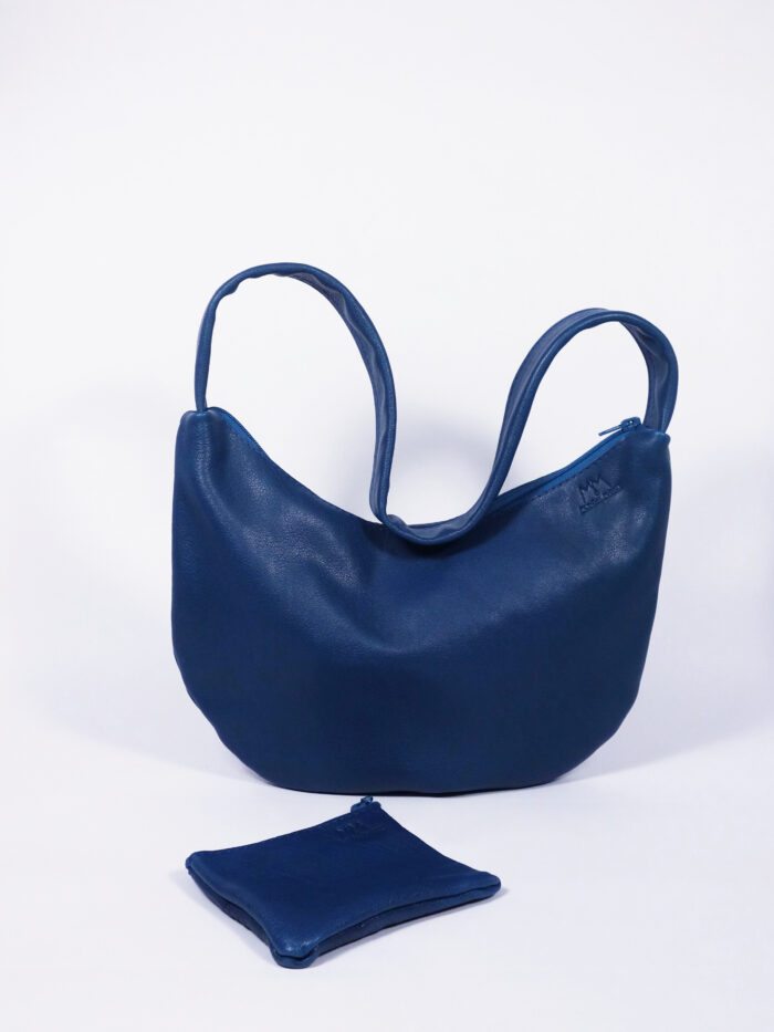 Ledertasche Tilda in Blau