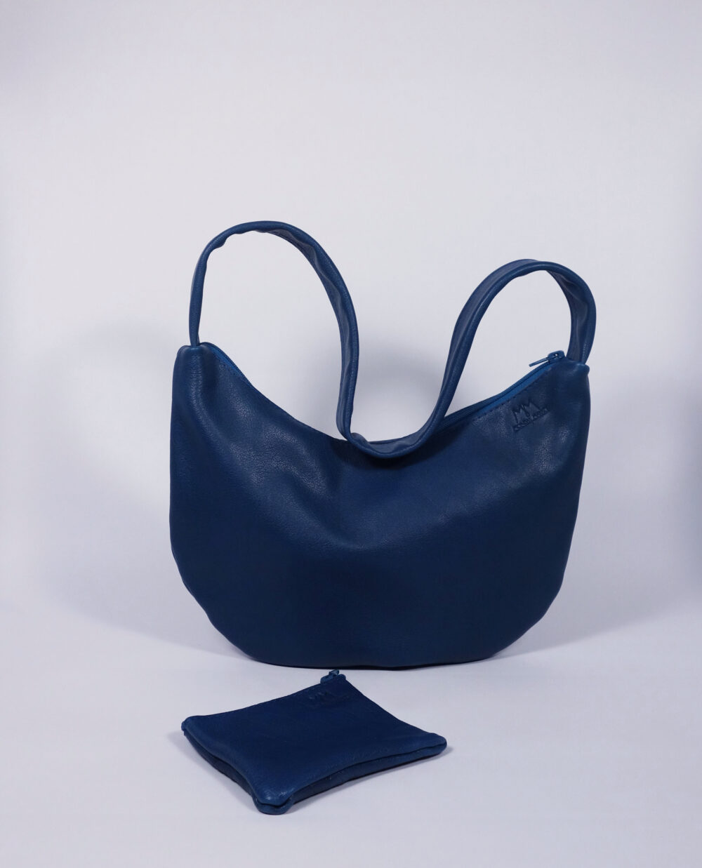 Ledertasche Tilda in Blau – Bild 4