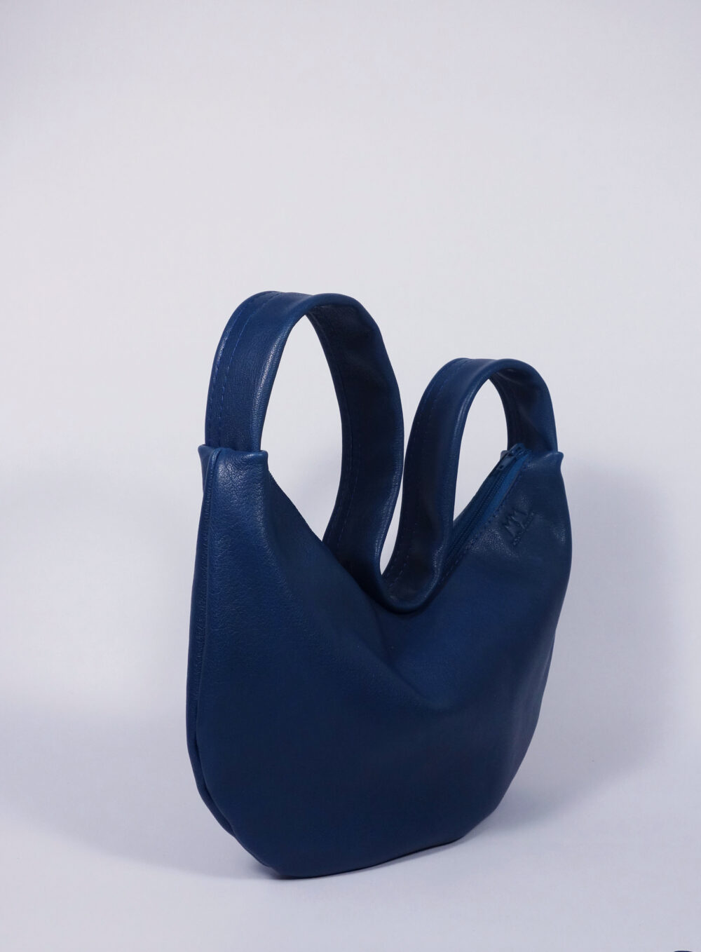 Ledertasche Tilda in Blau – Bild 5