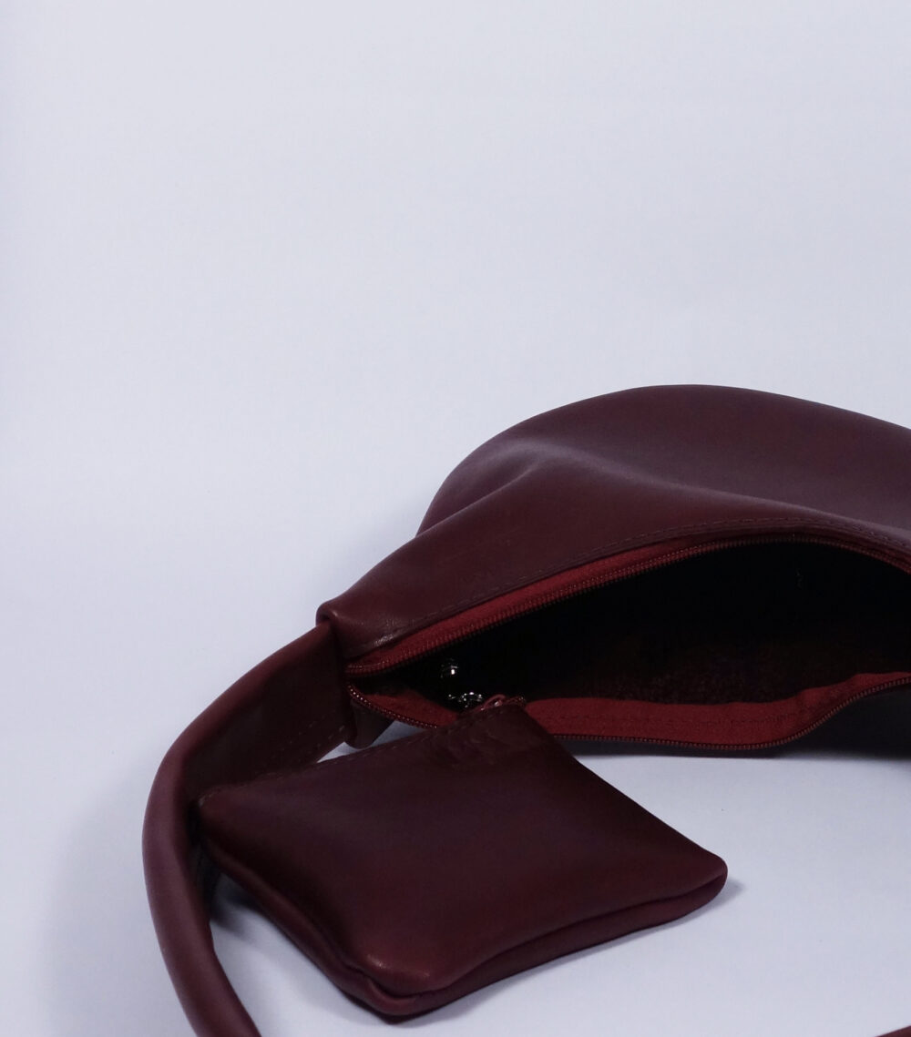 Ledertasche Tilda in Bordeaux – Bild 7