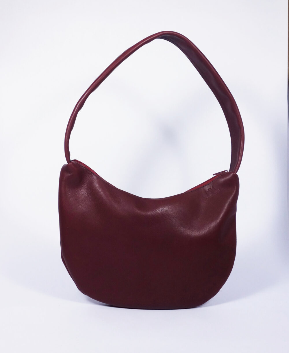 Ledertasche Tilda in Bordeaux – Bild 3