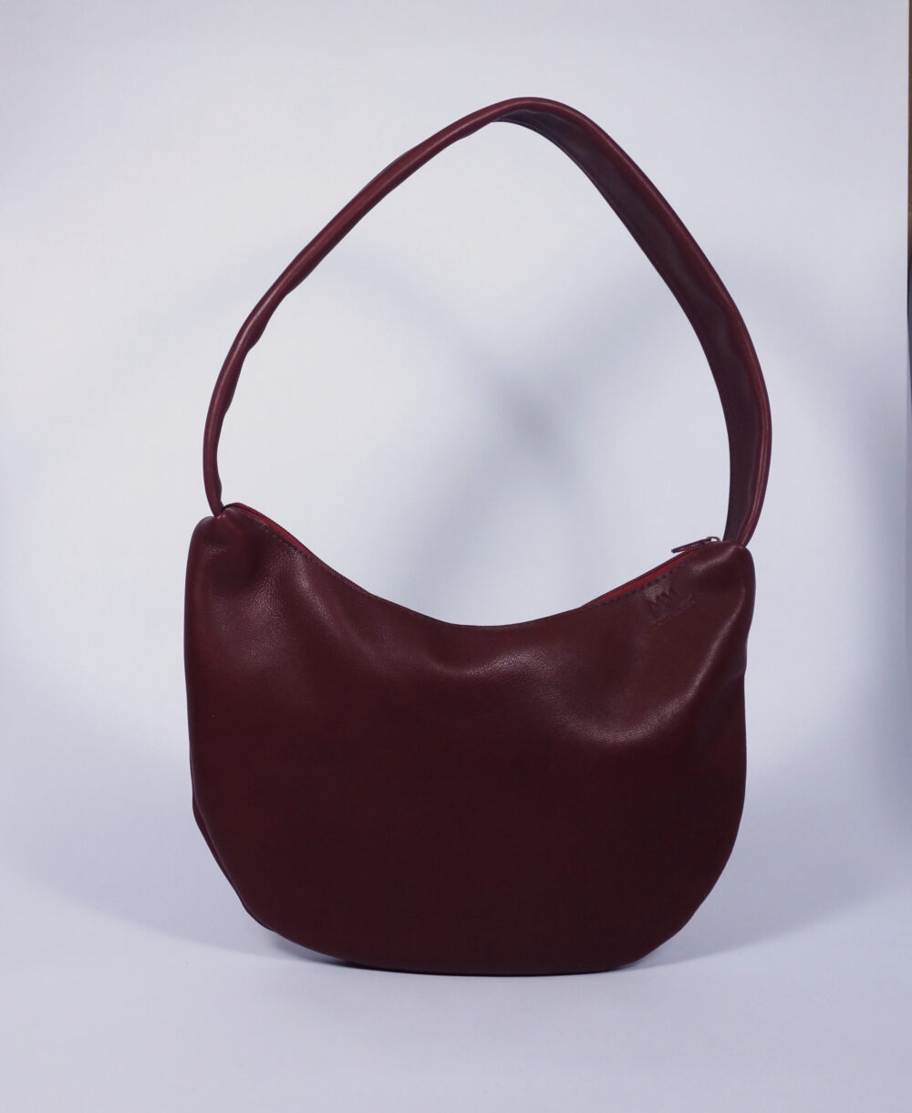 Ledertasche Tilda in Bordeaux – Bild 2