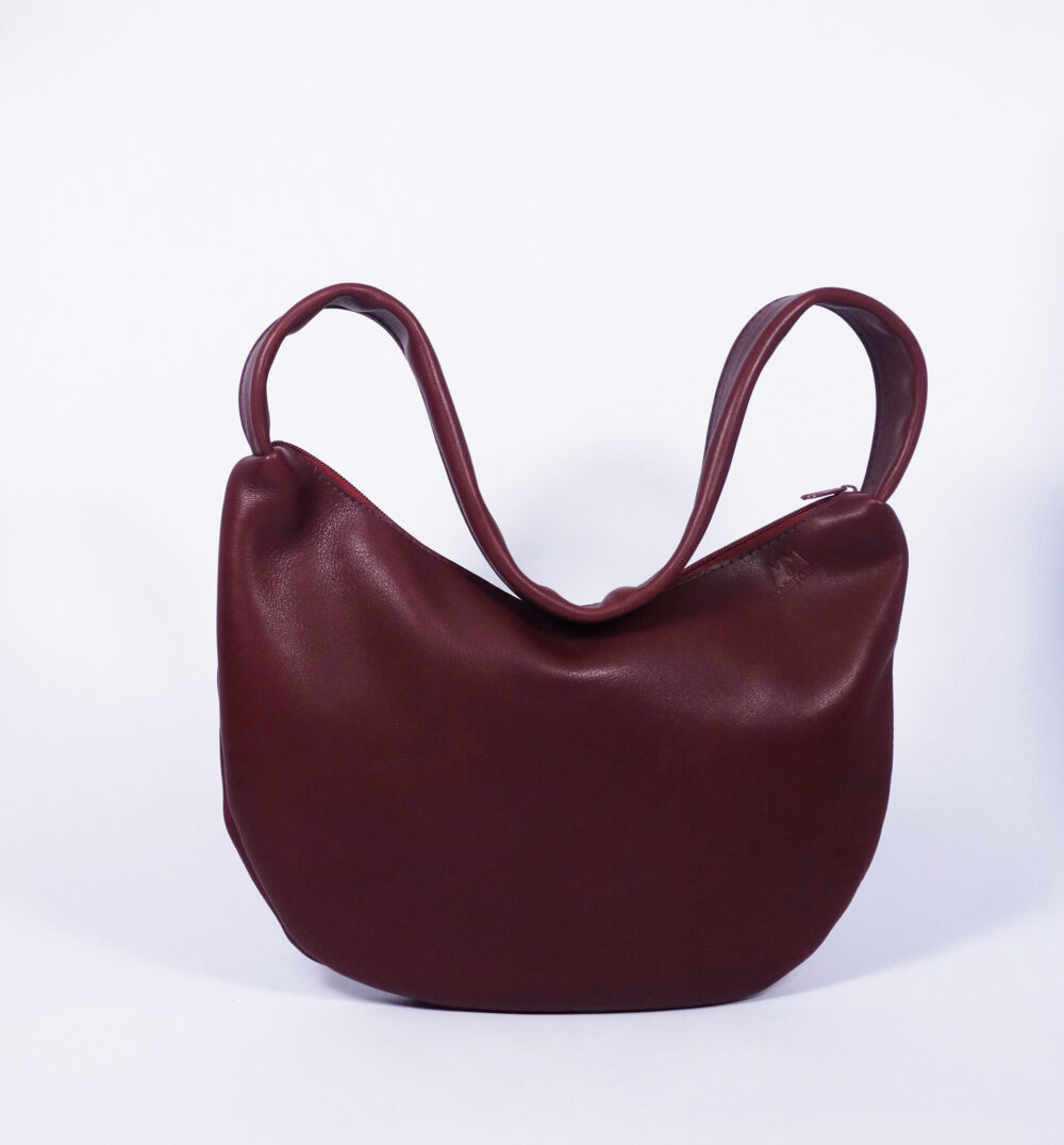 Ledertasche Tilda in Bordeaux – Bild 4