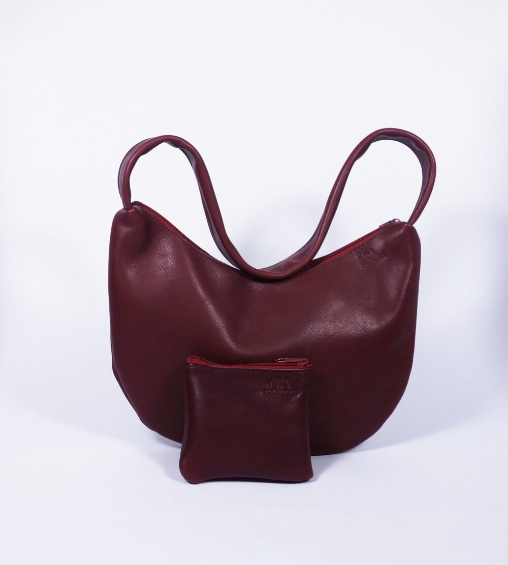 Ledertasche Tilda in Bordeaux