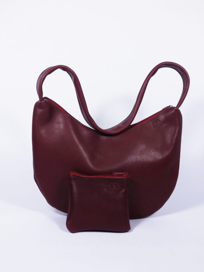Ledertasche Tilda in Bordeaux