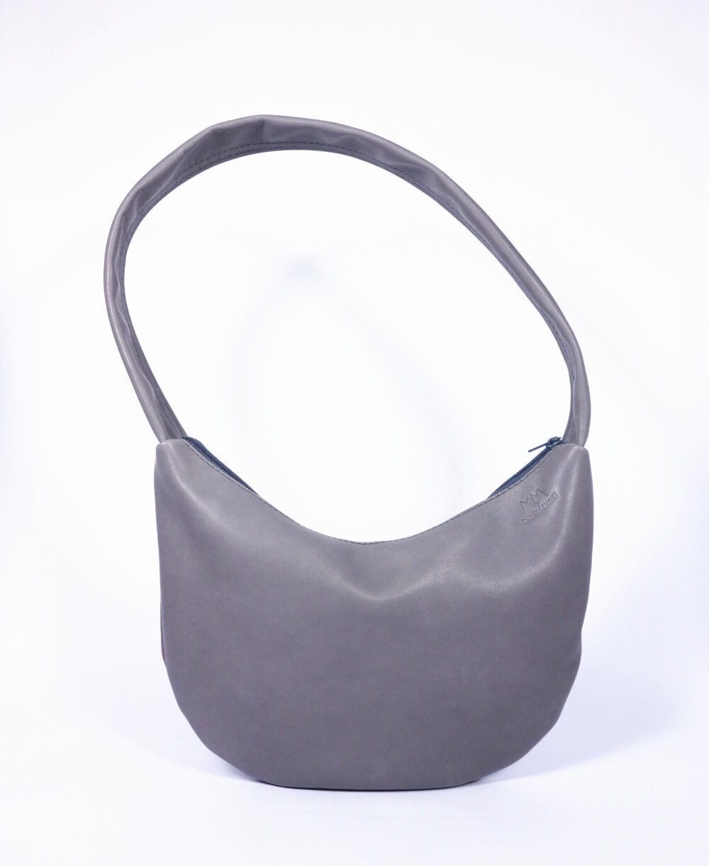 Ledertasche Tilda in Grau – Bild 5