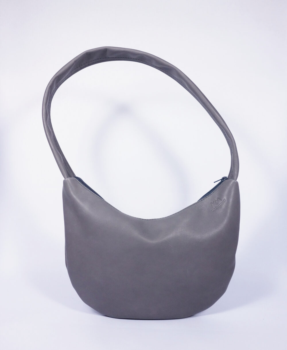 Ledertasche Tilda in Grau – Bild 2