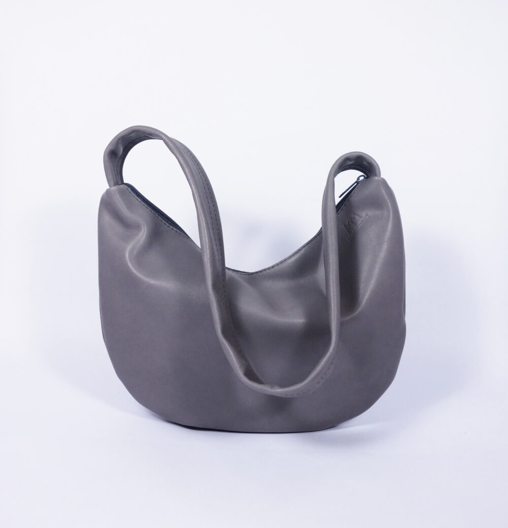 Ledertasche Tilda in Grau – Bild 7