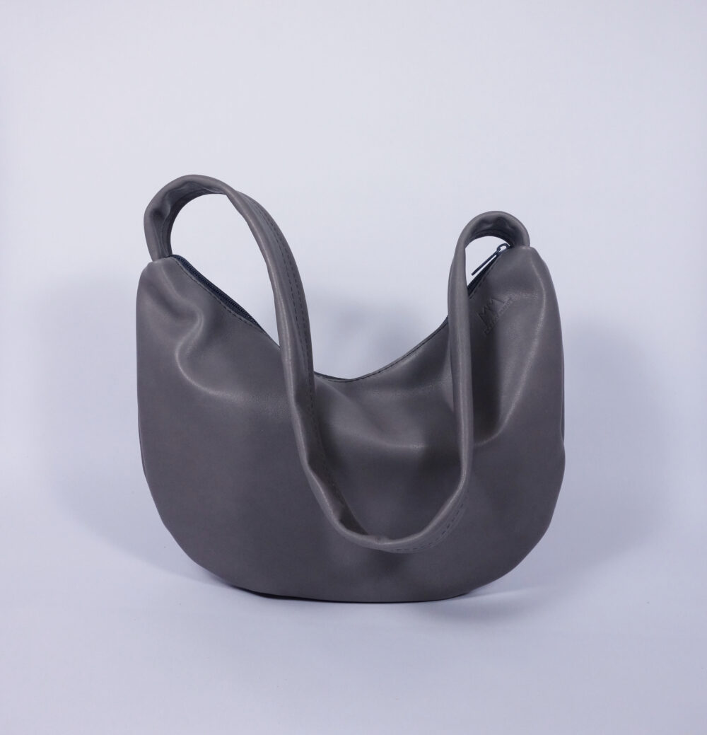 Ledertasche Tilda in Grau – Bild 5