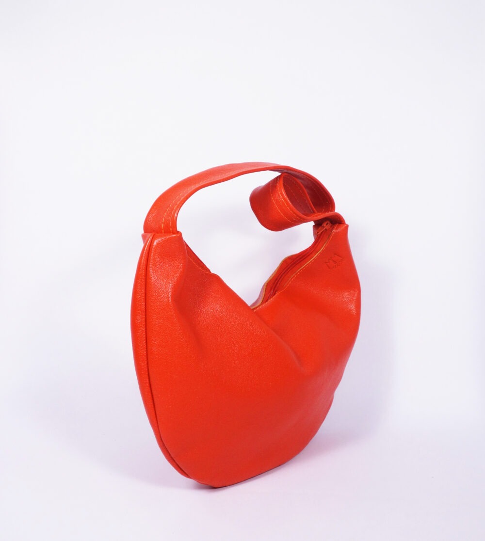 Ledertasche Tilda in Orange – Bild 3