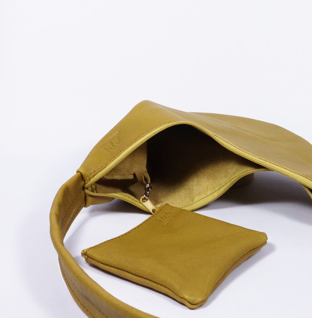 Ledertasche Tilda in Senf – Bild 7