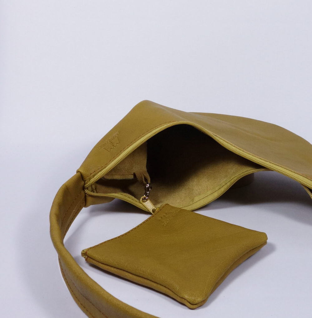 Ledertasche Tilda in Senf – Bild 7