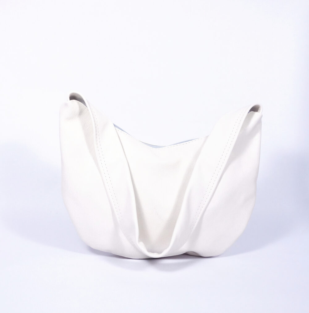 Ledertasche Tilda in Weiß – Bild 5