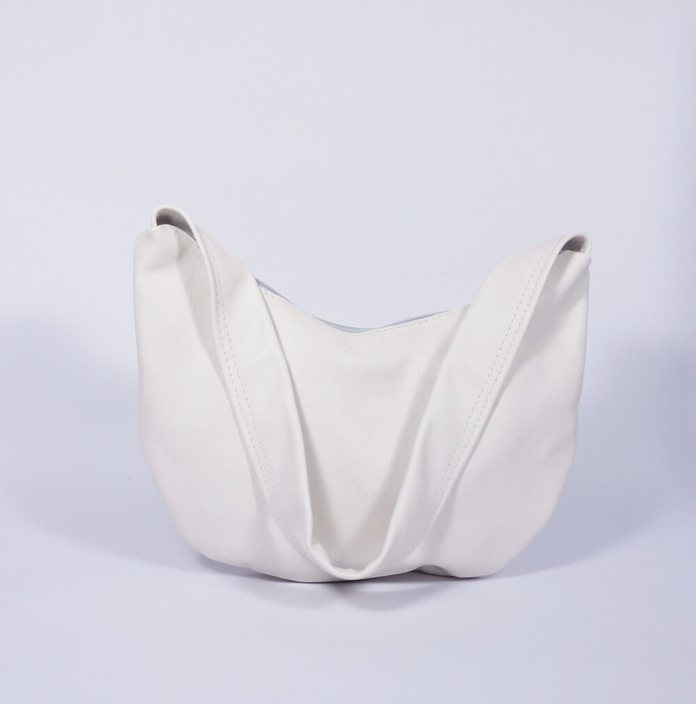 Ledertasche Tilda in Weiß – Bild 5