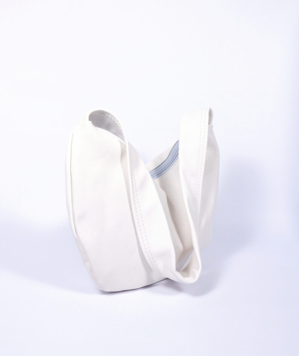 Ledertasche Tilda in Weiß – Bild 6