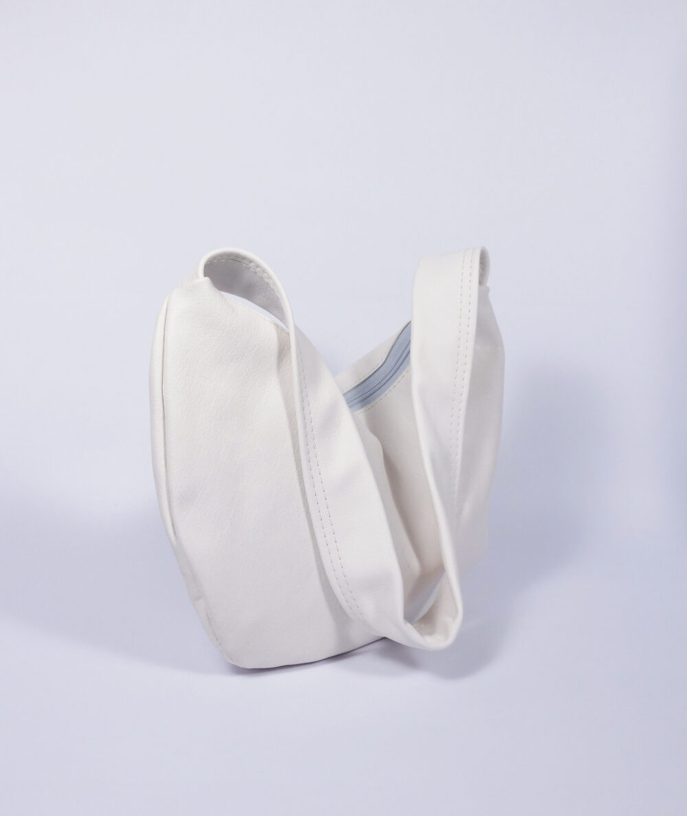Ledertasche Tilda in Weiß – Bild 6