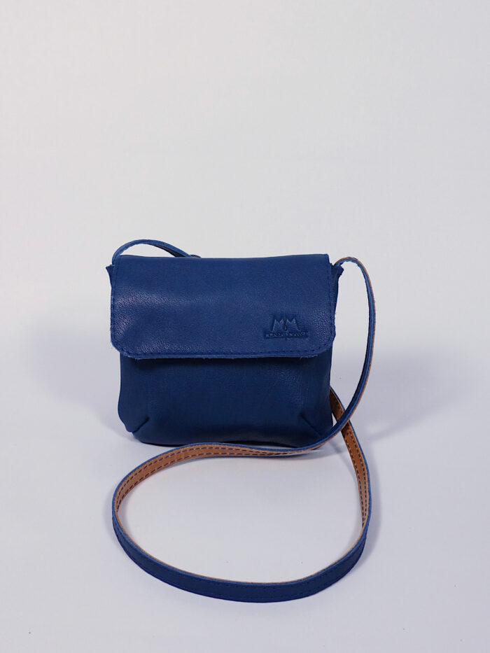 Ledertäschchen Wilma in Blau