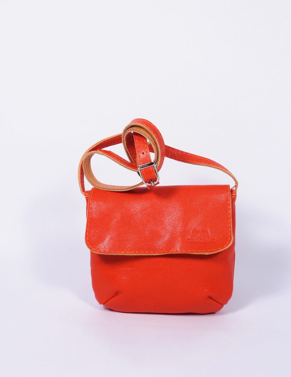 Ledertäschchen Wilma in Orange