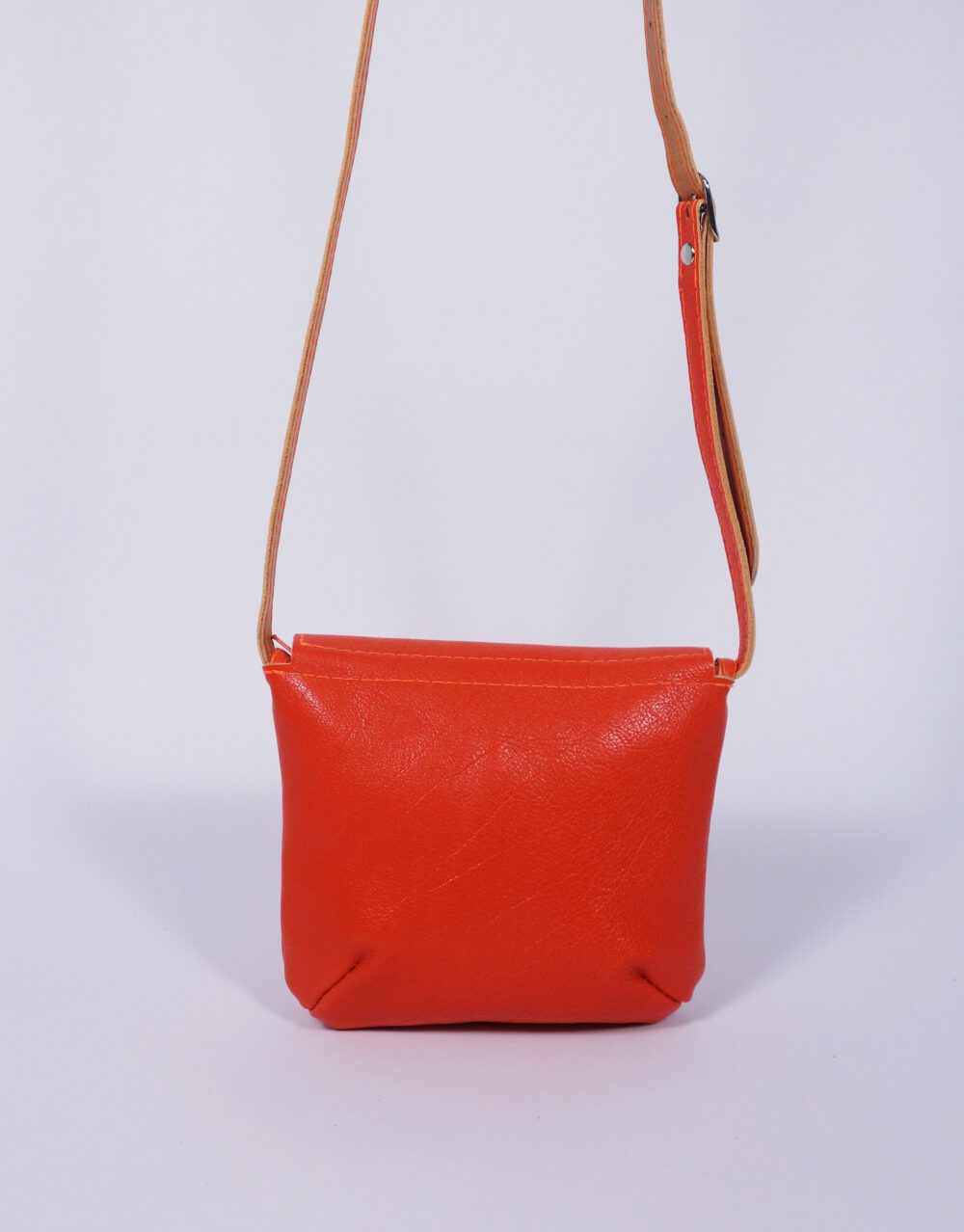 Ledertäschchen Wilma in Orange – Bild 4